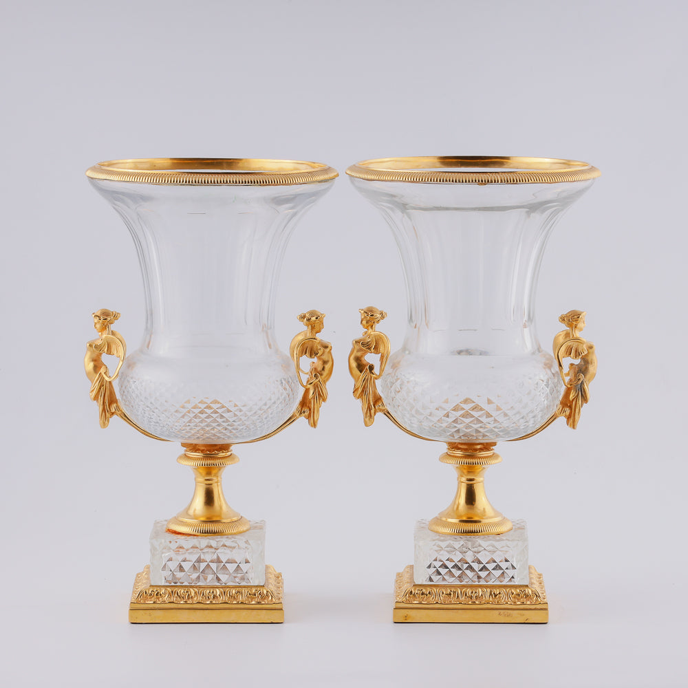 Pair of Large Baccarat vases