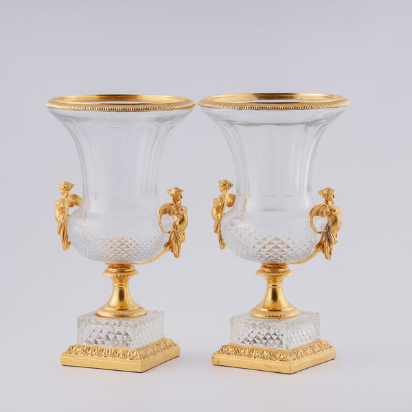 Pair of Large Baccarat vases