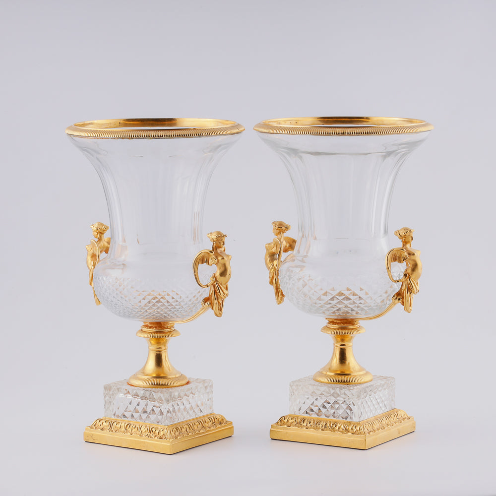 Pair of Large Baccarat vases