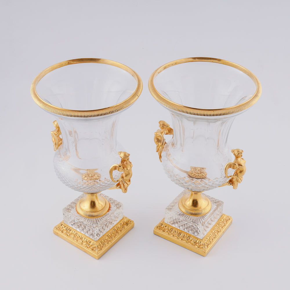 Pair of Large Baccarat vases