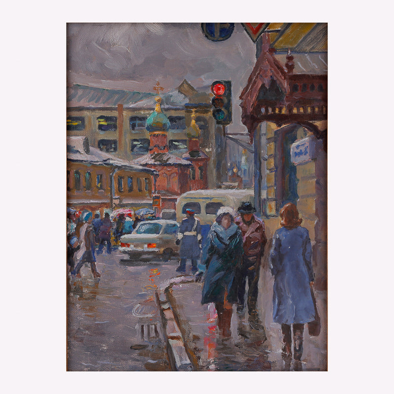 Painting depicting Moscow
