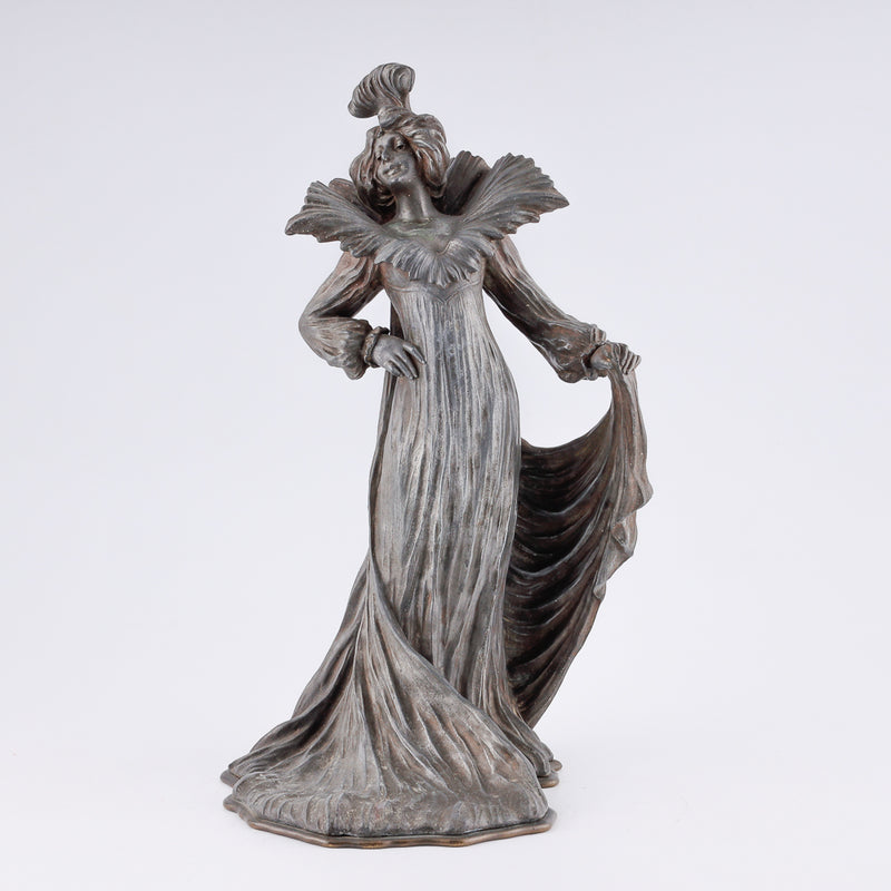 Antique figure of an Art Nouveau dancer