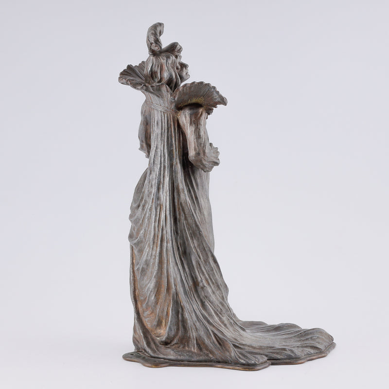 Antique figure of an Art Nouveau dancer