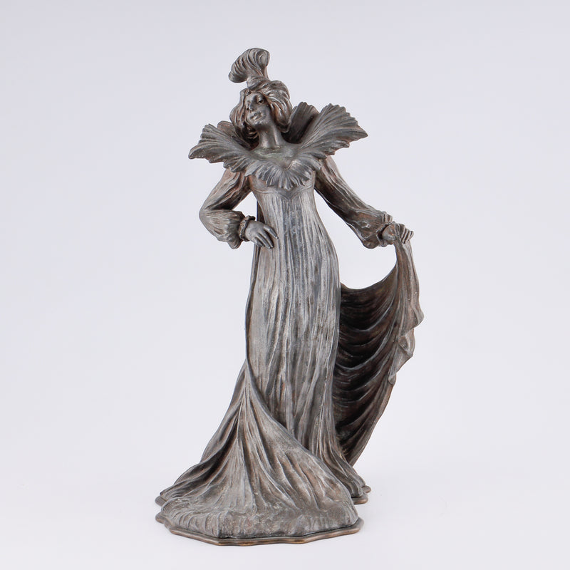 Antique figure of an Art Nouveau dancer
