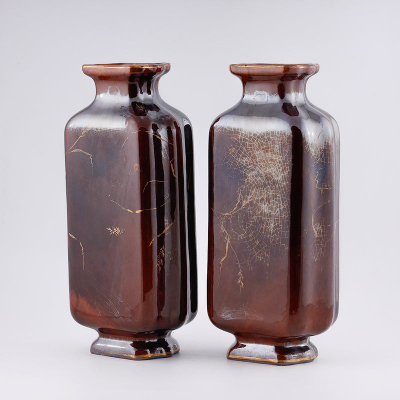 Pair of Antique Oriental ceramic vases