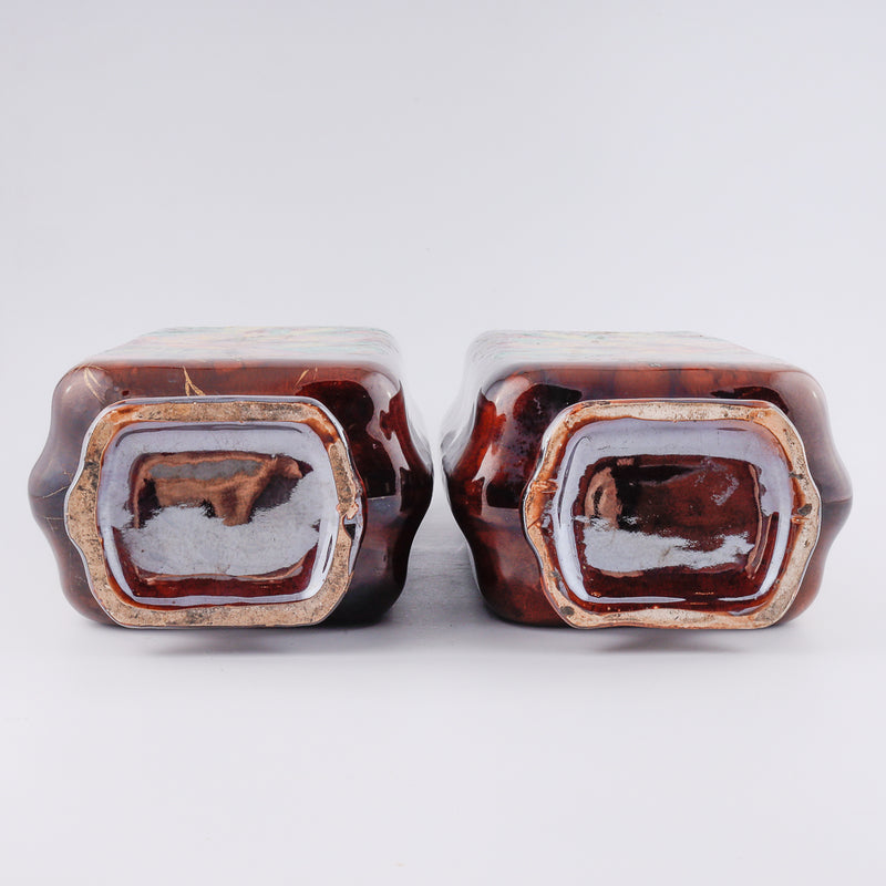 Pair of Antique Oriental ceramic vases