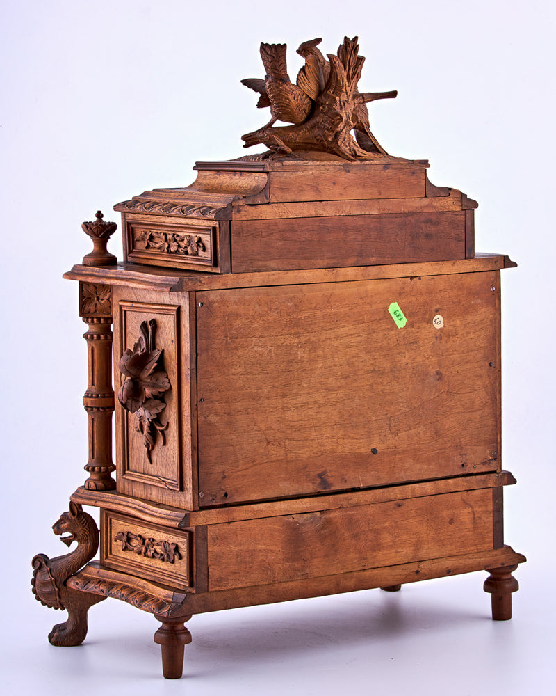 Jewellery box with two locks and ten drawers