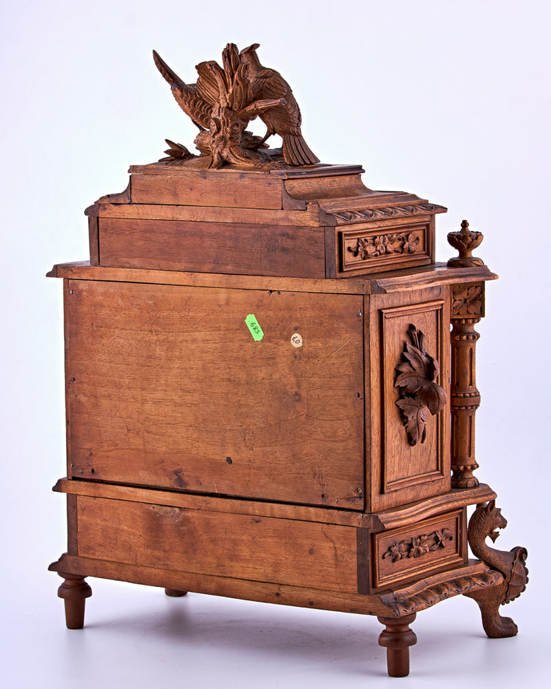 Jewellery box with two locks and ten drawers