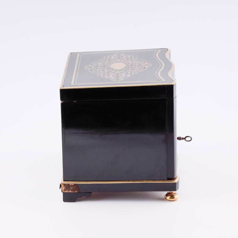 Mid 19th century Napoleon 3 Boulle cigar humidor
