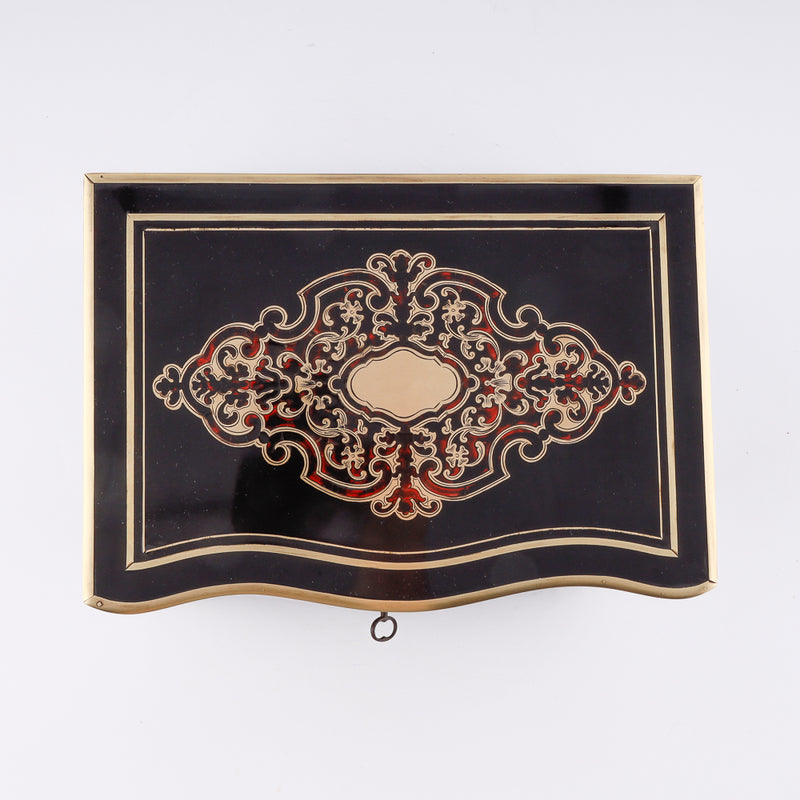 Mid 19th century Napoleon 3 Boulle cigar humidor