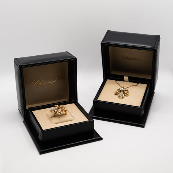 Colgante Chopard Happy Diamonds en oro de 18 quilates de la colección "Joaillerie"