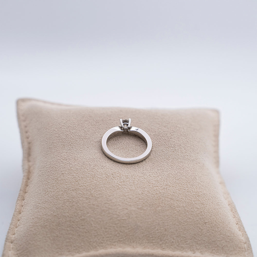 Chopard platinum 0.32ct diamond ring from "For Ever engagement" collection