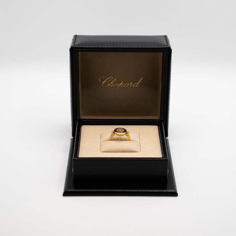 Chopard 18k rose gold ring from "Happy Diamonds Icons" collection