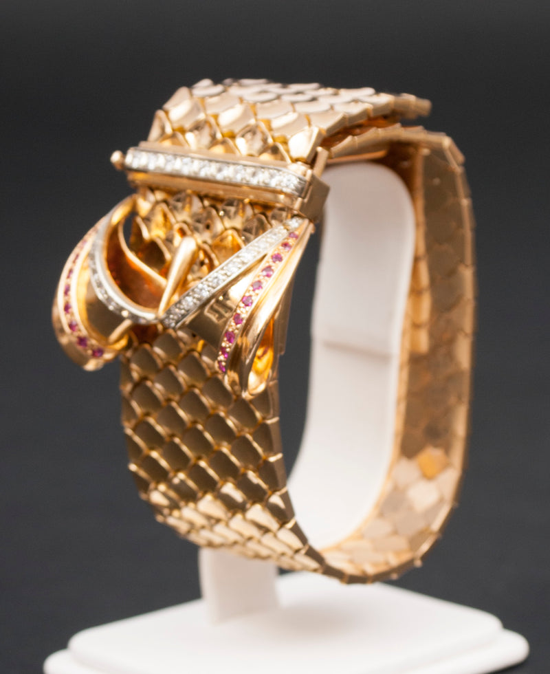 Reloj de pulsera Longines extremadamente raro para damas vintage