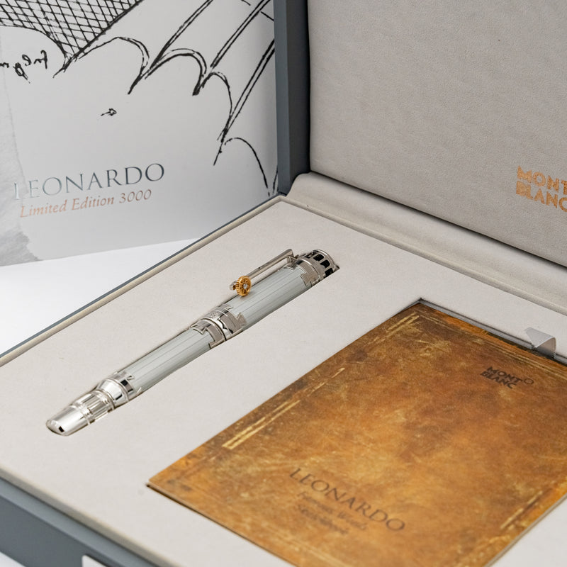 Montblanc Full set limited edition Leonardo 3000 fountain pen No. 2634.