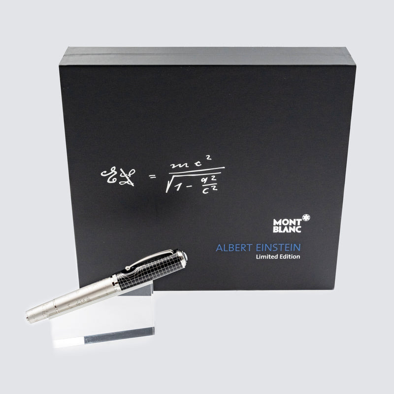 Montblanc Full set Limited edition 3000 Albert Einstein platinum-plated fountain pen