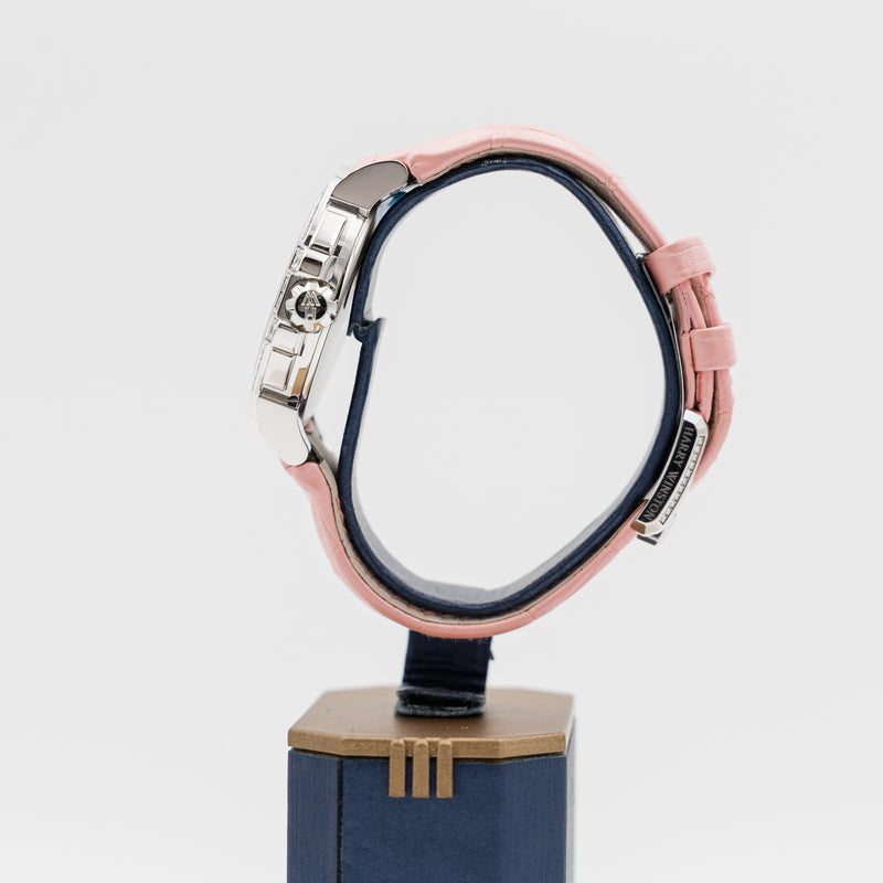 海瑞溫斯頓海洋月相女士腕錶鑲鑽，參考編號：OCEQMP36WW027