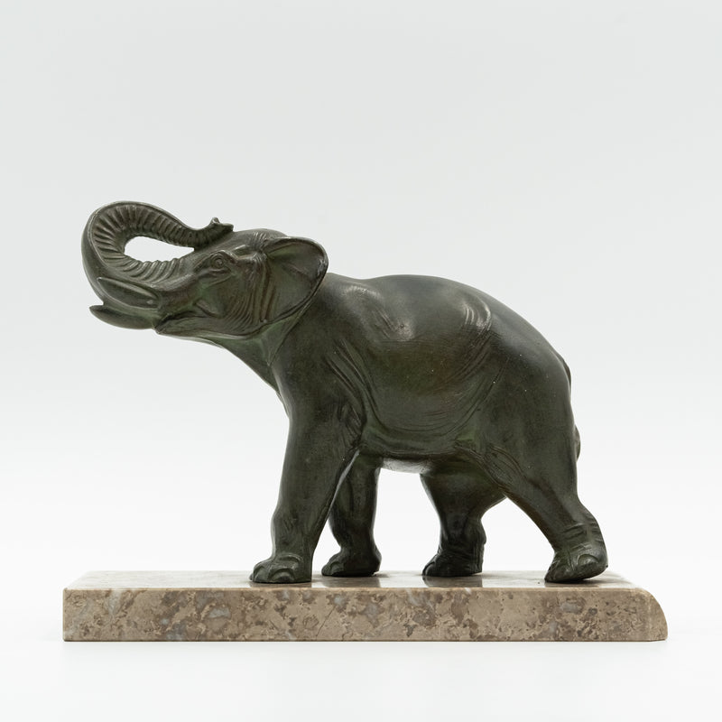 Set of two decorative elephants in Art Deco style