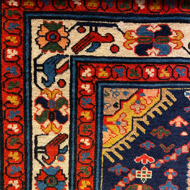 Vintage North Caucasus "Boteh" rug from province Shirvan