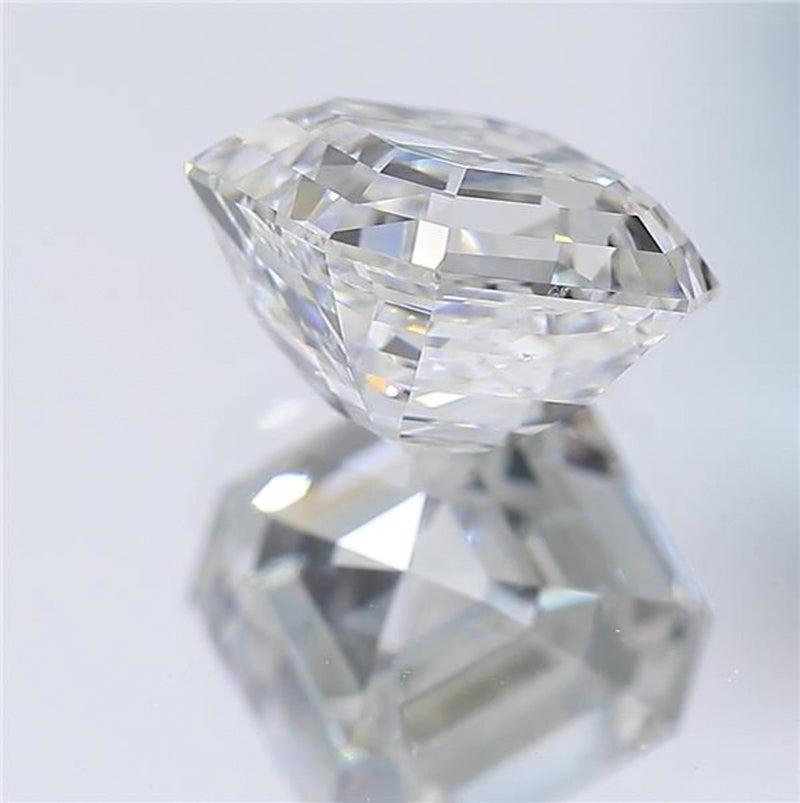 Diamante suelto de talla Ascher de color G con certificación GIA de 3,01 quilates y claridad S1