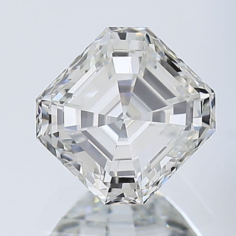 Diamante suelto de corte Ascher de claridad VS1 de 1 ct con certificación GIA de color F