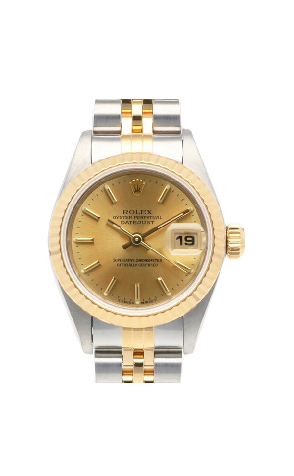 Juego completo de Rolex Datejust vintage de acero inoxidable y oro amarillo con brazalete de jubileo