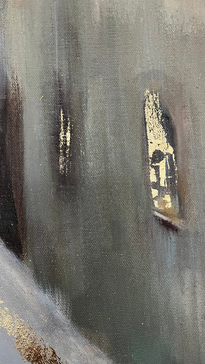 Oil painting by Gunta Viļuma titled "Expanse", 2020