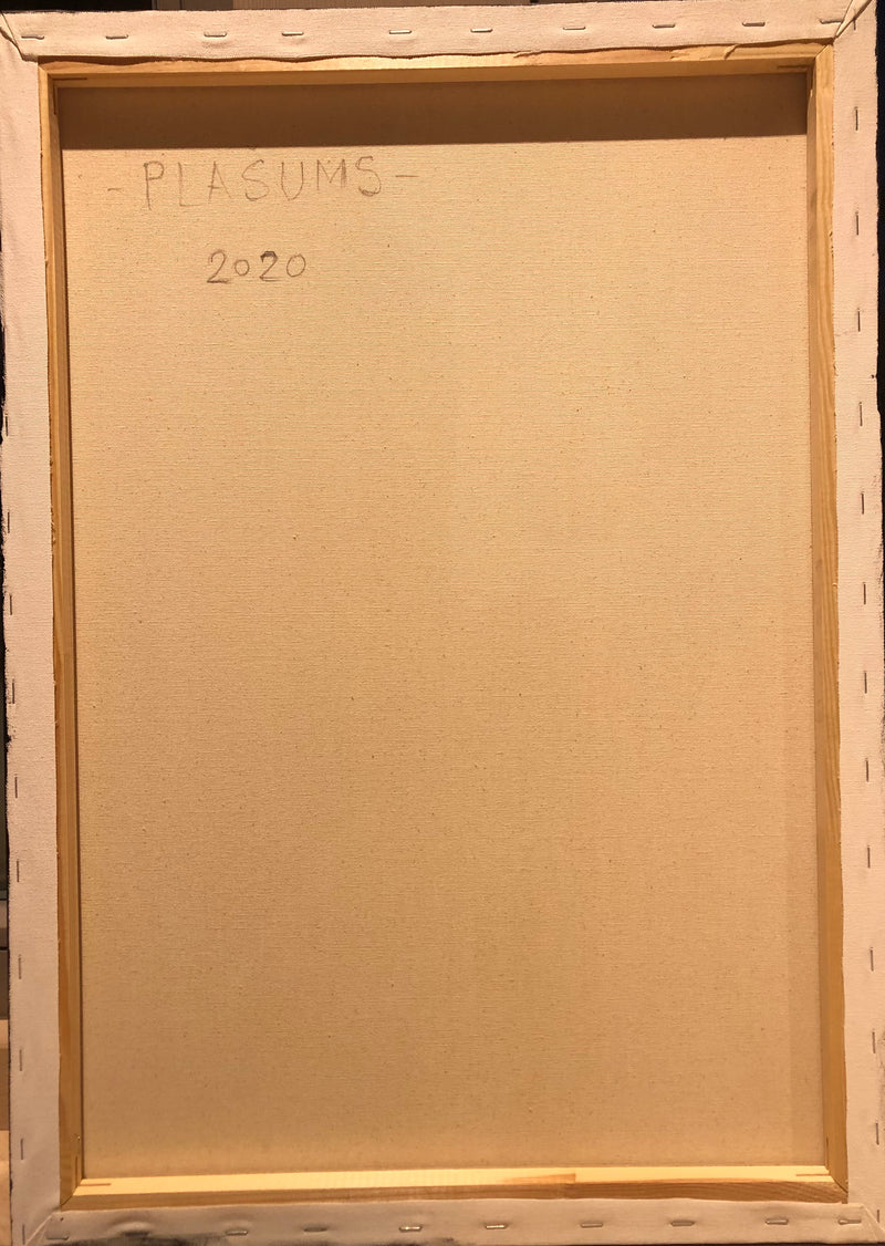 Oil painting by Gunta Viļuma titled "Expanse", 2020