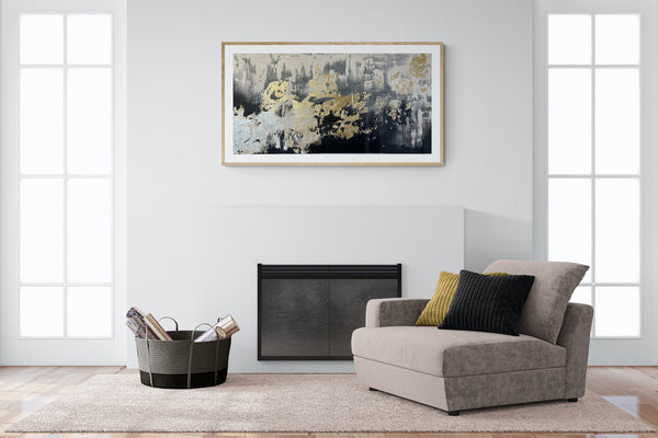 Painting by Sandra Japiņa "Warming", 2021