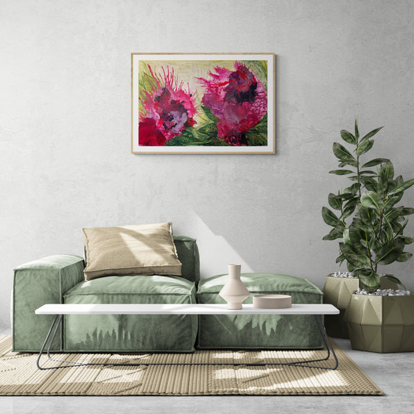 Painting by Sandra Japiņa "Peonies", 2021