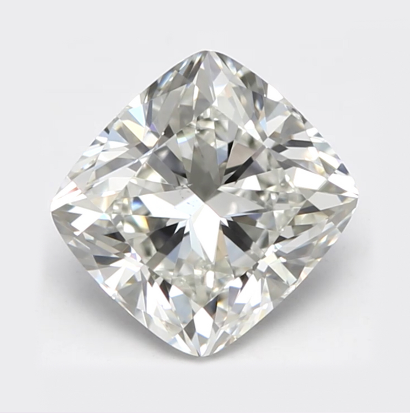 Diamante de claridad VS2 de talla cojín de color G de 1 quilate
