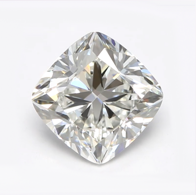 1 carat G color Cushion-cut VVS1 clarity diamond