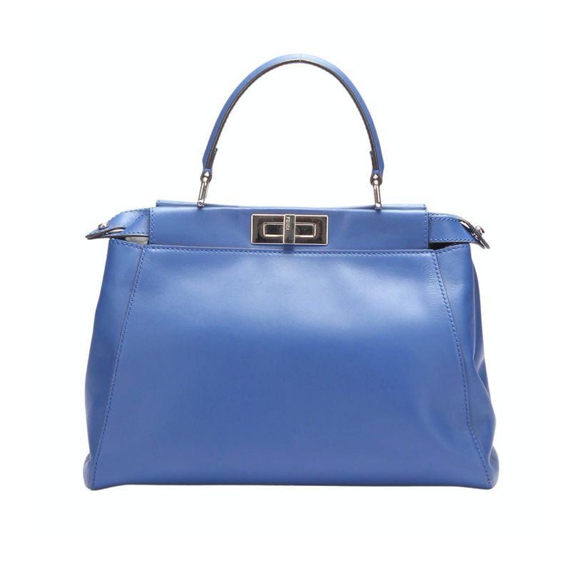 Blue FENDI PEEKABOO Monster MEDIUM SIZE handbag