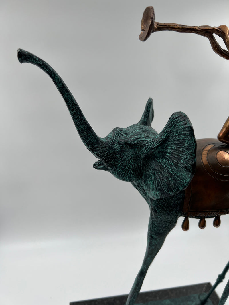 Escultura de Salvador Dalí de edición limitada "Elefante triunfante" 305 de una edición de 350 
