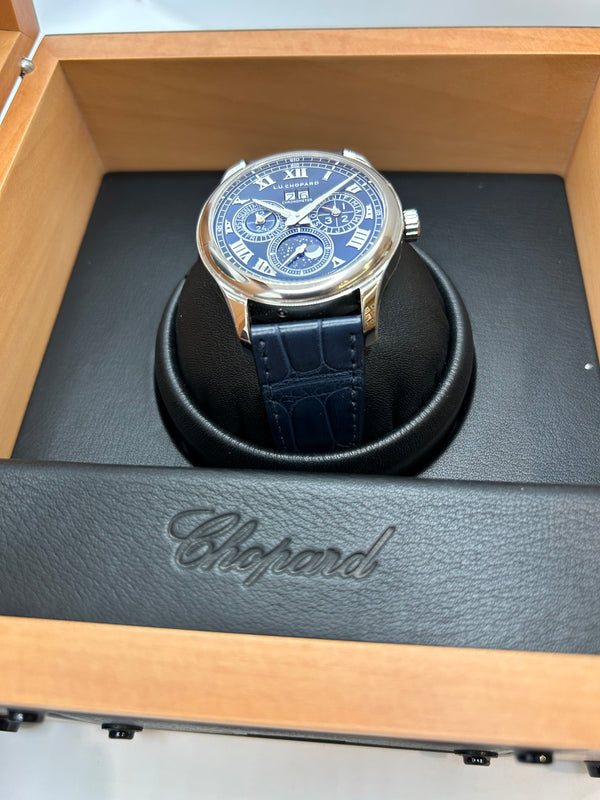 Limited edition platinum Chopard L.U.C LUNAR ONE 43 MM wristwatch