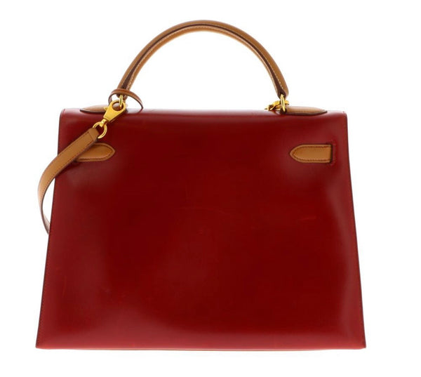 Hermés Kelly Sellier leather handbag 32cm in multiple colors